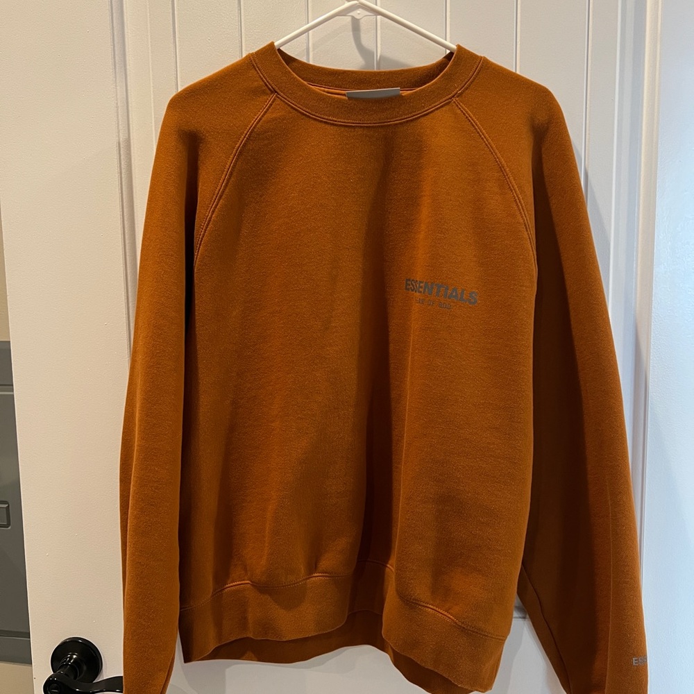 Essentials Men's Orange Sweater